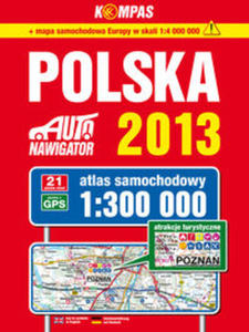 Polska Atlas samochodowy 1:300 000