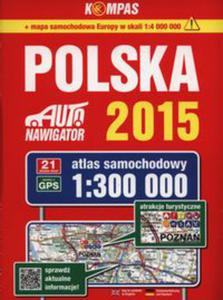 Polska Atlas samochodowy 1:300 000 - 2822233218