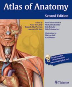 Gilroy Atlas of Anatomy 2. edition English nomenclature, Nomenklatura angielska - 2822221321