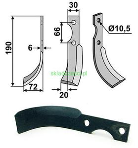 N glebogryzarki B.C.S. FERRARI GRILLO prawy 190x72x30x6 - 2823178747