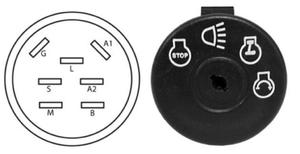 Stacyjka do traktorka MTD Gutbrod Husqvarna - 2823179139