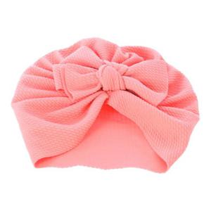 Turban niemowlcy z kokardk, czapka dziewczca - rowy - 2877648761