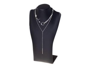 Naszyjnik Chocker cekiny - srebrny - 2877878517