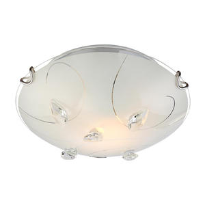 Globo plafon lampa sufitowa Alivia 40414-1 szklana z krysztakami 25cm - 2832400681