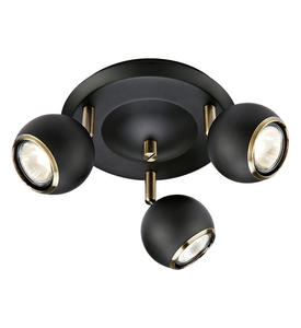 Markslojd plafon lampa sufitowa Coco 106876 czarny patyna 20cm - 2848566950