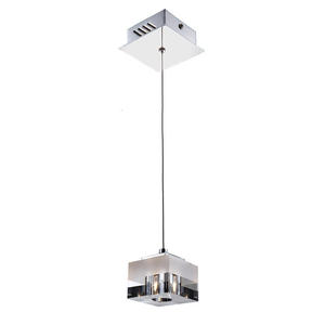 Italux lampa wiszca Cubric MD9216-1A szklana kostka - 2852175022