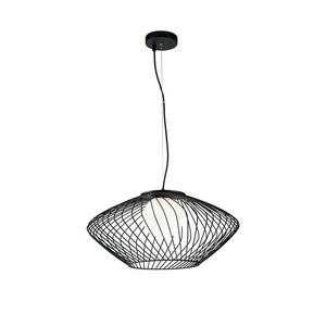 Maytoni Plec P364PL-01B lampa wiszca czarna 1xE27 40W 52 cm - 2861420823