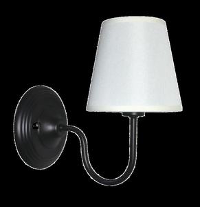 Light Prestige Werona LP-88439/1W kinkiet lampa cienna klasyczna abaur biay tkanina 1x40W E14 25,5cm - 2862974800