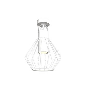 Milagro NIKO WHITE MLP4663 plafon lampa sufitowa koszyk biay industrialny 1xGU10 35cm - 2861422040