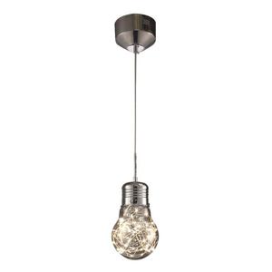 Milagro BULB ML135 lampa wiszca regulacja wysokoci przezroczysty klosz z dymionego szka dekoracyjna arwka metalowe prciki 5W LED 4000K 15cm - 2863976524