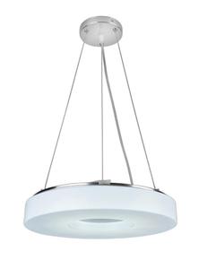 Lampex Kenzo 35 LED 422/35 lampa wiszca futurystyczny okrgy krztat poczenie metalu i PCV biay 18W LED 35cm - 2861423123