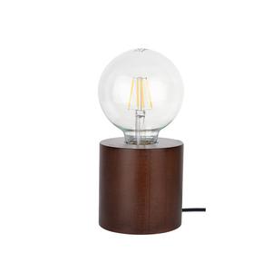 Spot Light 7071976 Trongo Round lampa stoowa walec drewno orzech/czarny 1xE27 25W cm - 2861424198