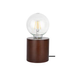 Spot Light 7079176 Trongo Round lampa stoowa drewno orzech/czarny 1xE27 25W 10cm - 2861424214