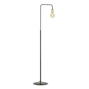 Emibig JUKA LP1 BLACK 580/LP1 lampa podogowa czarno zota metal loftowa 1x60W E27 150cm - 2862975408