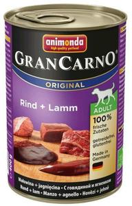 Animonda GranCarno Original Adult Rind Lamm Woowina + Jagnicina puszka 400g - 2822857255