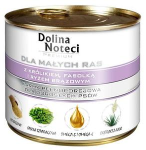 Dolina Noteci Premium Pies May Krlik, fasolka i ry brzowy puszka 185g - 2856544787