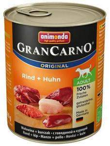 Animonda GranCarno Original Adult Rind Huhn Woowina + Kurczak puszka 800g - 2822855298