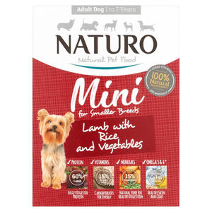 Naturo Adult Mini Jagnicina z ryem i warzywami 150g - 2855884999