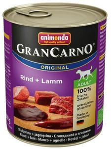 Animonda GranCarno Original Adult Rind Lamm Woowina + Jagnicina puszka 800g - 2822855300