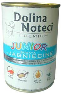 Dolina Noteci Premium Pies Junior Jagnicina puszka 400g - 2857442450