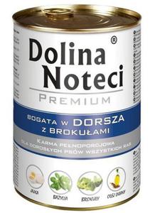 Dolina Noteci Premium Pies Dorsz i brokuy puszka 400g - 2858383249