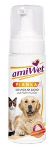 Amiwet Szampon piankowy (suchy) dla psw i kotw 150ml - 2849717881