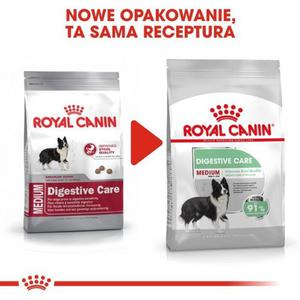 Royal Canin Medium Digestive Care karma sucha dla psw dorosych, ras rednich o wraliwym przewodzie pokarmowym 3kg - 2857983881