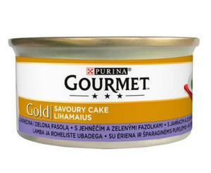 Gourmet Gold Savoury Cake z Jagnicin i zielon fasol 85g - 2857016981