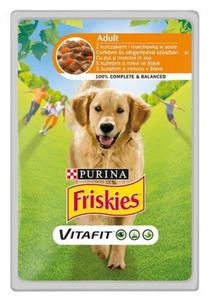 Friskies Dog Adult Kurczak i marchewka w sosie saszetka 100g - 2859794737