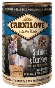 Carnilove Dog Wild Meat Salmon & Turkey Adult - oso i indyk puszka 400g - 2855550784