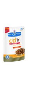 Hill's Prescription Diet c/d Feline Urinary Stress z kurczakiem saszetka 85g - 2851165005