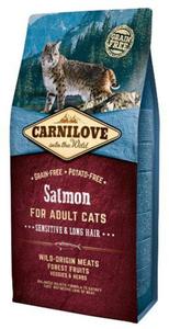 Carnilove Cat Salmon Sensitive & Long Hair - oso 6kg - 2856544997