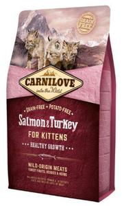 Carnilove Cat Salmon & Turkey for Kittens - oso i indyk 2kg - 2845410982