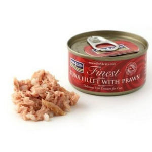 Fish4Cats Filety Tuczyka z Krewetkami 70g