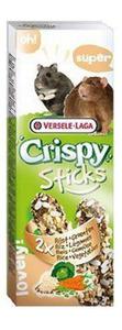 Versele-Laga Crispy Sticks Hamster & Rat Rice & Vegetables - kolby dla chomikw i szczurw z ryem i warzywami 110g - 2858383302