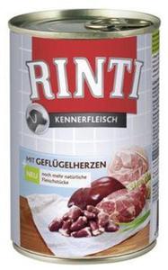 Rinti Kennerfleisch Geflugelherzen pies - serca drobiowe puszka 400g - 2850840620