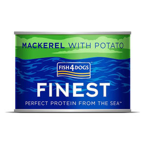 Fish4Dogs Finest Mackerel Complete - Makrela i ziemniaki 185g - 2845411635