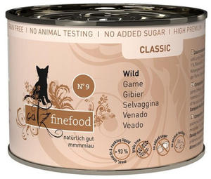 Catz Finefood Classic N.09 Dziczyzna puszka 200g - 2857843583