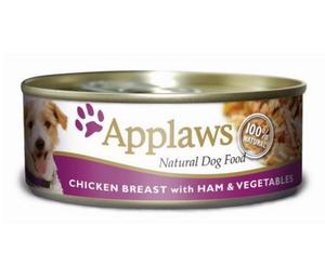 Applaws Dog Taste Toppers puszka z kurczakiem, szynk i warzywami 156g - 2857843598