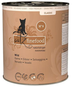 Catz Finefood Classic N.09 Dziczyzna puszka 800g - 2845411786