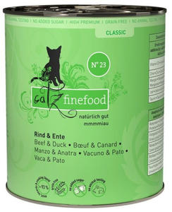 Catz Finefood Classic N.23 Woowina i Kaczka puszka 800g - 2850128745