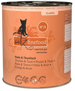 Catz Finefood Classic N.25 Kurczak i Tuczyk puszka 800g - 2845411840