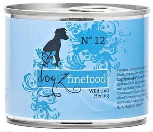 Dogz Finefood Classic N.12 Dziczyzna i led puszka 200g - 2856038469