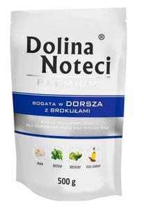 Dolina Noteci Premium Pies Dorsz z brokuami saszetka 500g - 2857984025