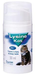 ScanVet Lysine kot el - preparat z L-lizyn dla kotw i kocit el 50ml - 2852663214