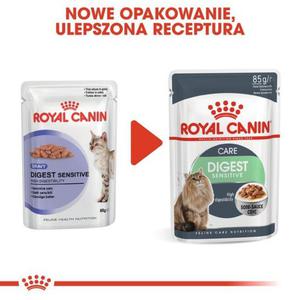 Royal Canin Digestive Care karma mokra w sosie dla kotw dorosych, wraliwy przewd pokarmowy saszetka 85g - 2855369403