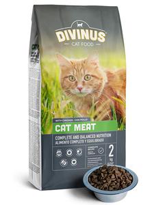Karma dla kota DIVINUS CAT MEAT z witaminami 2 kg - 2859566499