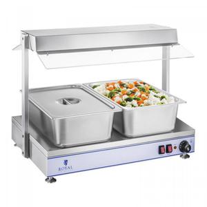 Pyta grzewcza - 700 x 500 mm - 2 halogeny - 1100 W ROYAL CATERING 10010382 RCHP-70 - 2859574509