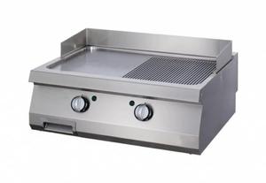 Grill gazowy Maxima 700 Pyta chromowana 1/2 ryflowana 80 X 70 CM MAXIMA - 2859597835