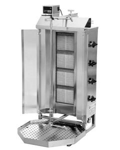 Gyros | opiekacz gazowy do kebaba | 4 palniki | wsad 60kg KLG221 - 2873095650